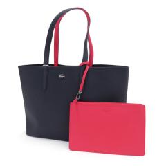 LACOSTE ���R�X�e ���f�B�[�X �g�[�g�o�b�O NF2142AA ANNA ���o�[�V�u�� 2WAY �|�[�`�t�� �V���Z�e�B�b�N���U�[ �l�C�r�[�~�s���N���b�h 