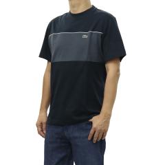 LACOSTE ���R�X�e T�V���c �����Y �N���[�l�b�NT�V���c ���� �g�b�v�X TH0896 �u���b�N