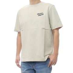 MAISON KITSUNE ���]���L�c�l T�V���c �����Y �N���[�l�b�NT�V���c ���� �g�b�v�X ��100�� MM00126KJ7025 / MK HANDERITING COMFORT TEE-