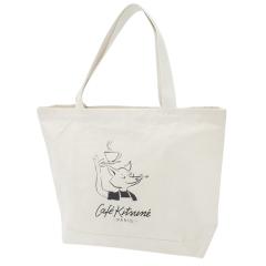MAISON KITSUNE ���]���L�c�l �o�b�O �����Y ���f�B�[�X ���j�Z�b�N�X �g�[�g�o�b�O QU05120 WW9042/BARISTA FOX TOTE �A�C�{���[