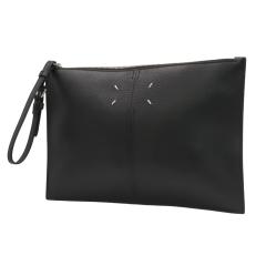 MAISON MARGIELA ���]���}���W�F�� ���U�[ �|�[�` SA2TT0007 P7268 POUCH 2 LARGE �N���b�`�o�b�O 4�X�e�b�` ���j�Z�b�N�X �u���b�N ���