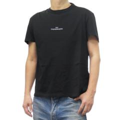 MAISON MARGIELA ���]���}���W�F�� T�V���c �����Y �N���[�l�b�NT�V���c ���� �g�b�v�X S30GC0701 S22816 �u���b�N ��Ԑl�C���i