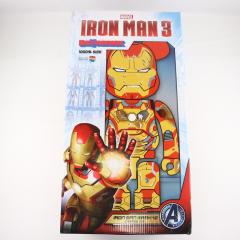 中古即納】[FIG] BE@RBRICK(ベアブリック) アイアンマン マークXLII(42