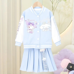 �N���~����� ���� �W���P�b�g+�v���[�c�X�J�[�g 2�_�Z�b�g �R�b�g�� �J�W���A���E�F�A �u���[ 110-150cm ���킢�� �p�[�e�B�[ �v�����Z
