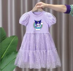 �N���~����� �q���� �����s�[�X �T�����I ���̎q �v�����Z�X�h���X 90cm-150cm �p�[�v�� �s���N �u���[ 3�F ���킢�� �p�[�e�B�[  �v��