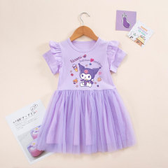 �N���~����� �}�C�����f�B �q���� �����s�[�X �T�����I ���̎q �v�����Z�X�h���X 100cm-140cm �s���N �p�[�v�� �u���[ 3�F ���킢�� �p