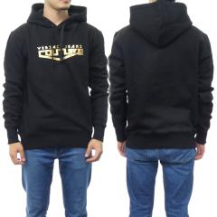 �����f���Z�[���I VERSACE JEANS ���F���T�[�`�F�W�[���Y �p�[�J�[ �����Y �v���I�[�o�[ �R�b�g�� ��100�� 73GAIT30 UP306 �u���b�N�~�S