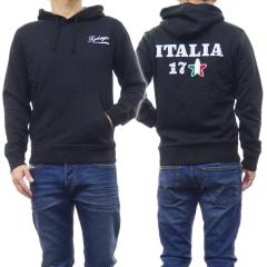 �����f���Z�[���I HYDROGEN �n�C�h���Q�� �p�[�J�[ �����Y �v���I�[�o�[ 330504 / ITALIA 17 HOODIE �u���b�N