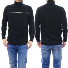 �����f���Z�[���I KARL LAGERFELD �J�[�� ���K�[�t�F���h �Z�[�^�[ �����Y �^�[�g���l�b�N �j�b�g 655021 534399 �u���b�N