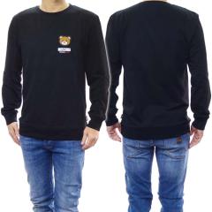 �����f���Z�[���I MOSCHINO UNDERWEAR ���X�L�[�m�A���_�[�E�F�A T�V���c �����Y ���� �N���[�l�b�N ����T V1A1288 4411 �u���b�N