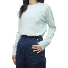 �����f���Z�[���I MAISON KITSUNE ���]���L�c�l �Z�[�^�[ ���f�B�[�X �g�b�v�X �N���[�l�b�N �j�b�g MW00816 KT1036 / BABY FOX PATCH RE