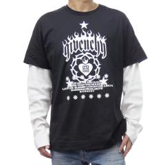 �����f���Z�[���I GIVENCHY �W�o���V�B T�V���c �����Y ���� �N���[�l�b�N �R�b�g�� ��100�� BM71G53YHU �u���b�N