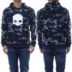 �����f���Z�[���I HYDROGEN �n�C�h���Q�� �p�[�J�[ �����Y �v���I�[�o�[ MH0005 / CAMO SKULL HOODIE �u���[�n�J���t���[�W����