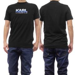 �����f���Z�[���I KARL LAGERFELD �J�[�� ���K�[�t�F���h T�V���c �����Y ���� �N���[�l�b�N 755402 541221 �u���b�N