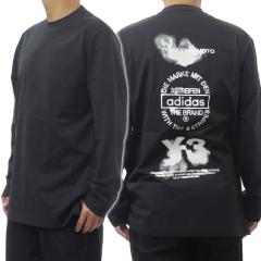 2025 �H�~�V��I Y-3 ���C�X���[ T�V���c �����Y ���� �N���[�l�b�N ����T JX4747 / GFX LS TEE �u���b�N