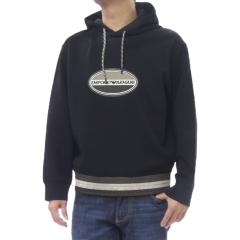 2025 �H�~�V��I EMPORIO ARMANI �G���|���I�A���}�[�j �p�[�J�[ �����Y �v���I�[�o�[ EM002917 AF10013 �u���b�N