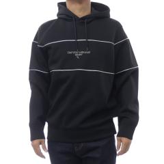 2025 �H�~�V��I EMPORIO ARMANI �G���|���I�A���}�[�j �p�[�J�[ �����Y �v���I�[�o�[ EM002885 AF17545 �u���b�N