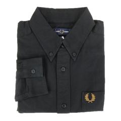 �Z�[��AW FRED PERRY �t���b�h�y���[ �I�b�N�X�t�H�[�h�V���c �����Y �R�b�g�� ��100�� M5516 / OXFORD SHIRT �u���b�N��Ԑl�C���i