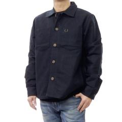 �Z�[��AW FRED PERRY �t���b�h�y���[ �����Y�V���c�W���P�b�g M1723 / BRUSHED TWILL OVERSHIRT �u���b�N 