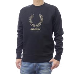 �Z�[��AW FRED PERRY �t���b�h�y���[ �����Y�g���[�i�[ M1769 / OUTLINE LRL WRTH SWEATSHIRT �u���b�N 