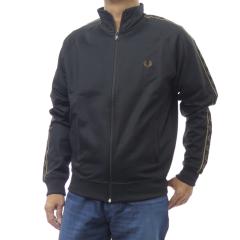 �Z�[��AW FRED PERRY �t���b�h�y���[ �X�E�F�b�g �����Y �W�b�v�A�b�v J5557 / CONTRAST TAPE TRACK JACKET �u���b�N