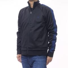 �Z�[��AW FRED PERRY �t���b�h�y���[ �����Y�W�b�v�A�b�v�X�E�F�b�g J1325 / MESH TAPED TRACK JACKET �u���b�N 