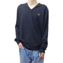 �Z�[��AW FRED PERRY �t���b�h�y���[ �����YV�l�b�N�j�b�g �Z�[�^�[ K9600 / CLASSIC V NECK JUMPER �l�C�r�[ 