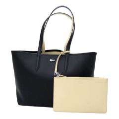 LACOSTE ���R�X�e �o�b�O ���f�B�[�X ���o�[�V�u���g�[�g�o�b�O NF2142AA �u���b�N�~�x�[�W�� ��Ԑl�C���i