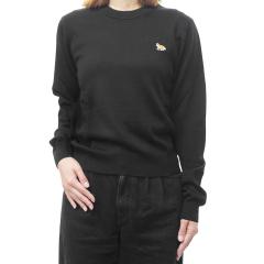 �Z�[��AW MAISON KITSUNE ���]���L�c�l ���f�B�[�X �j�b�g �Z�[�^�[ PW00801 KT1181 / BABY FOX MERINO REGULAR JUMPER �u���b�N