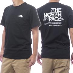 THE NORTH FACE �m�[�X�t�F�C�X T�V���c �����Y ���� �N���[�l�b�N NF0A8EE8 / M MOUNTAIN SKETCH SS TEE �u���b�N