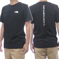 THE NORTH FACE �m�[�X�t�F�C�X T�V���c �����Y ���� �N���[�l�b�N NF0A8EE7 / M VERTICAL LOGO SS TEE �u���b�N