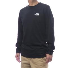 THE NORTH FACE �m�[�X�t�F�C�X T�V���c �����Y ���� �N���[�l�b�N ����T NF0A87QN / M L/S SIMPLE DOM TEE �u���b�N ��Ԑl�C���i