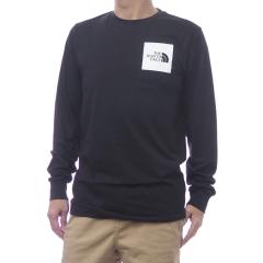 THE NORTH FACE �m�[�X�t�F�C�X T�V���c �����Y ���� �N���[�l�b�N ����T NF0A8A6P / M L/S FINE TEE �u���b�N