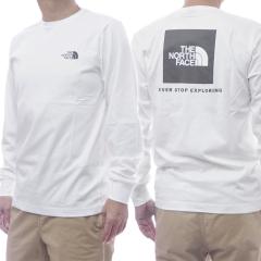 THE NORTH FACE �m�[�X�t�F�C�X T�V���c �����Y ���� �N���[�l�b�N ����T NF0A87NN / M L/S BOX NSE TEE �z���C�g