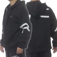 �Z�[��AW RVCA ���[�J �p�[�J�[ �����Y �W�b�v�A�b�v BF042019 / ARCH BACK SIDE ZIP HD �u���b�N