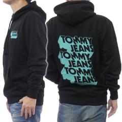 �Z�[��AW TOMMY JEANS �g�~�[�W�[���Y �p�[�J�[ �����Y �v���I�[�o�[ DM21625 �u���b�N