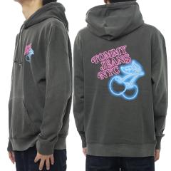 �Z�[��AW TOMMY JEANS �g�~�[�W�[���Y �p�[�J�[ �����Y �v���I�[�o�[ DM21798 �O���[