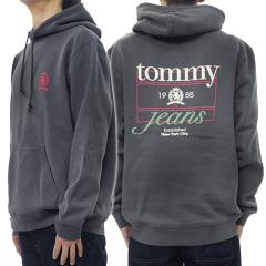 �Z�[��AW TOMMY JEANS �g�~�[�W�[���Y �p�[�J�[ �����Y �v���I�[�o�[ DM22085 �O���[