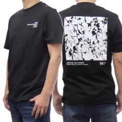 �Z�[��SS LACOSTE ���R�X�e T�V���c �����Y ���� �N���[�l�b�N �R�b�g�� ��100�� TH9880 �u���b�N