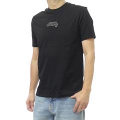 ARMANI EXCHANGE �A���}�[�j �G�N�X�`�F���W A/X �����Y�N���[�l�b�NT�V���c XM001784 AF10356 �u���b�N 2026�t�ĐV��