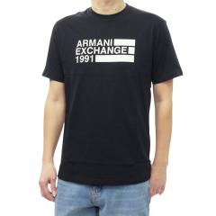 ARMANI EXCHANGE �A���}�[�j �G�N�X�`�F���W A/X T�V���c �����Y ���� �N���[�l�b�NT�V���c XM002788 AF10356 �u���b�N 2026�t�ĐV��
