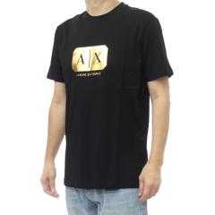 ARMANI EXCHANGE �A���}�[�j �G�N�X�`�F���W A/X �����Y�N���[�l�b�NT�V���c XM002826 AF12308 �u���b�N 2026�t�ĐV��