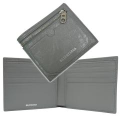 BALENCIAGA �o�����V�A�K ���z �����Y ��܂���z ���K����t�� 801837 2AA9Z / SUPER SQ WALLET �O���[ 2026�t�ĐV��