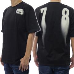 DIESEL �f�B�[�[�� �����Y�N���[�l�b�NT�V���c A19981 0QIAM / T-BOXT-V2 �u���b�N 2026�t�ĐV��