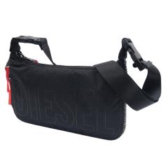 DIESEL �f�B�[�[�� �����Y�V�����_�[�o�b�O X10315 P6872 / ZIP-D CROSSBODY BAG �u���b�N 2026�t�ĐV��