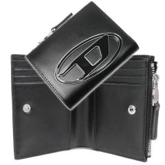 DIESEL �f�B�[�[�� ���z ���f�B�[�X ��܂���z ���K����t�� X09888 PR818 / 1DR BI-FOLD ZIP II �u���b�N ��Ԑl�C���i