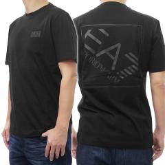 EMPORIO ARMANI �G���|���I�A���}�[�j EA7 T�V���c �����Y �N���[�l�b�NT�V���c ���� 7M001487 AF17789 �u���b�N 2026�t�ĐV��