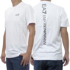 EMPORIO ARMANI �G���|���I�A���}�[�j EA7 �����Y�N���[�l�b�NT�V���c 7M000567 AF10375 �z���C�g 2026�t�ĐV��