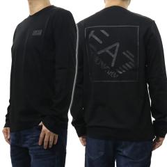 EMPORIO ARMANI �G���|���I�A���}�[�j EA7 �����Y�N���[�l�b�N�����OT�V���c 7M001488 AF17789 �u���b�N 2026�t�ĐV��