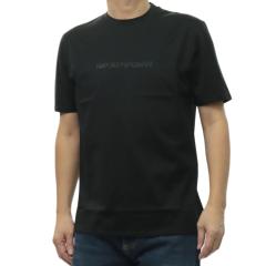 EMPORIO ARMANI �G���|���I�A���}�[�j �����Y �N���[�l�b�NT�V���c EM004583 AF13669 �s�}�R�b�g�� �㎿ �u���b�N 2026�t�ĐV��